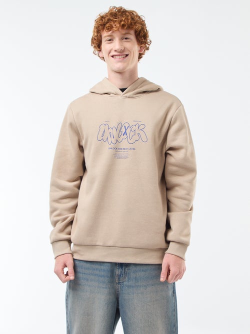 Sweat en molleton à imprimé - Kiabi