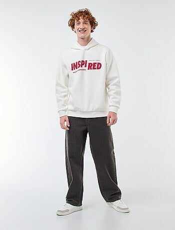 Sweat en molleton à imprimé