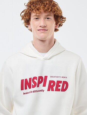 Sweat en molleton à imprimé