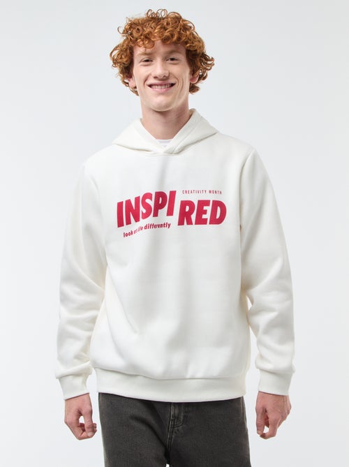 Sweat en molleton à imprimé - Kiabi