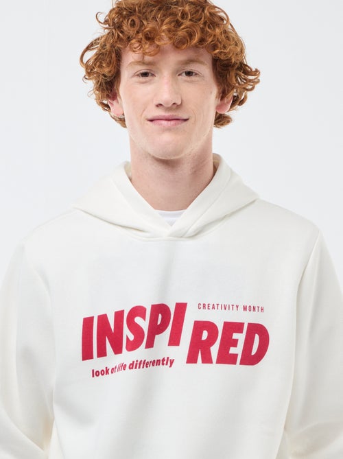 Sweat en molleton à imprimé - Kiabi