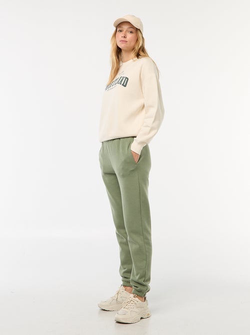 Sweat en molleton à message - Kiabi