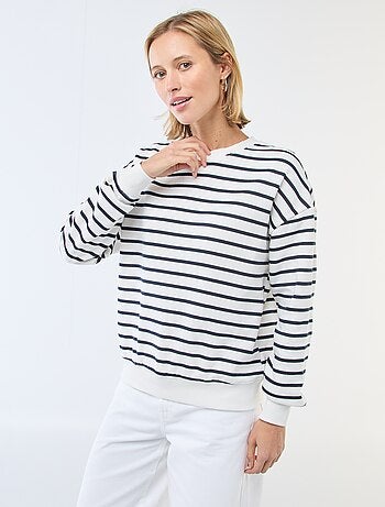 Sweat en molleton à message