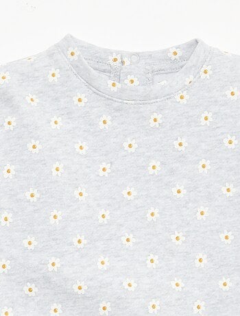 Sweat en molleton à motif