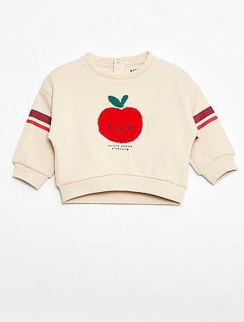 Sweat en molleton animé