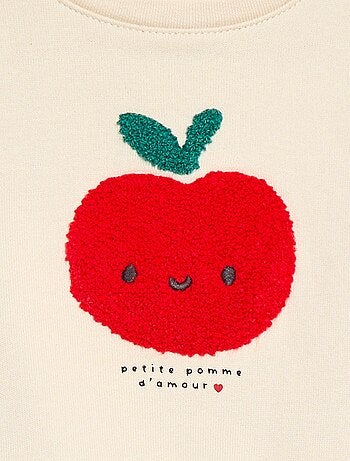 Sweat en molleton animé