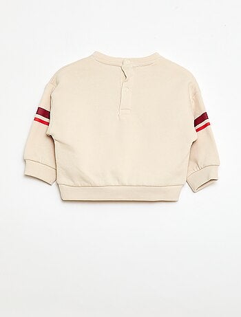 Sweat en molleton animé