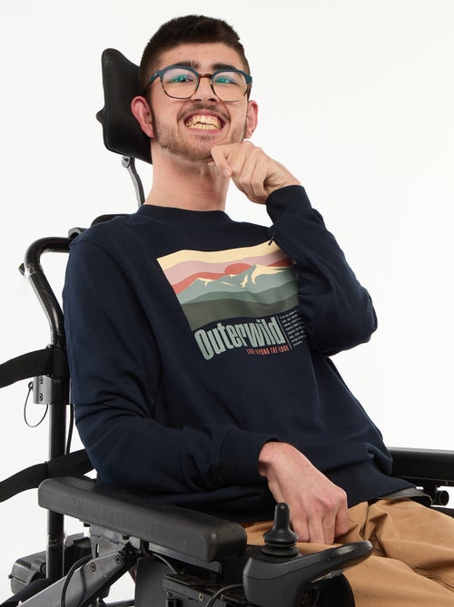 Sweat en molleton avec imprimé - So Easy - Kiabi