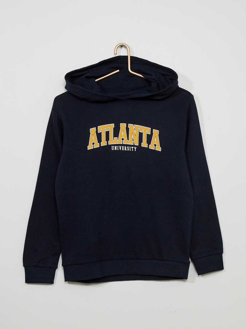 Sweat en molleton avec imprimé 'Atlanta' Bleu 'Atlanta' - Kiabi