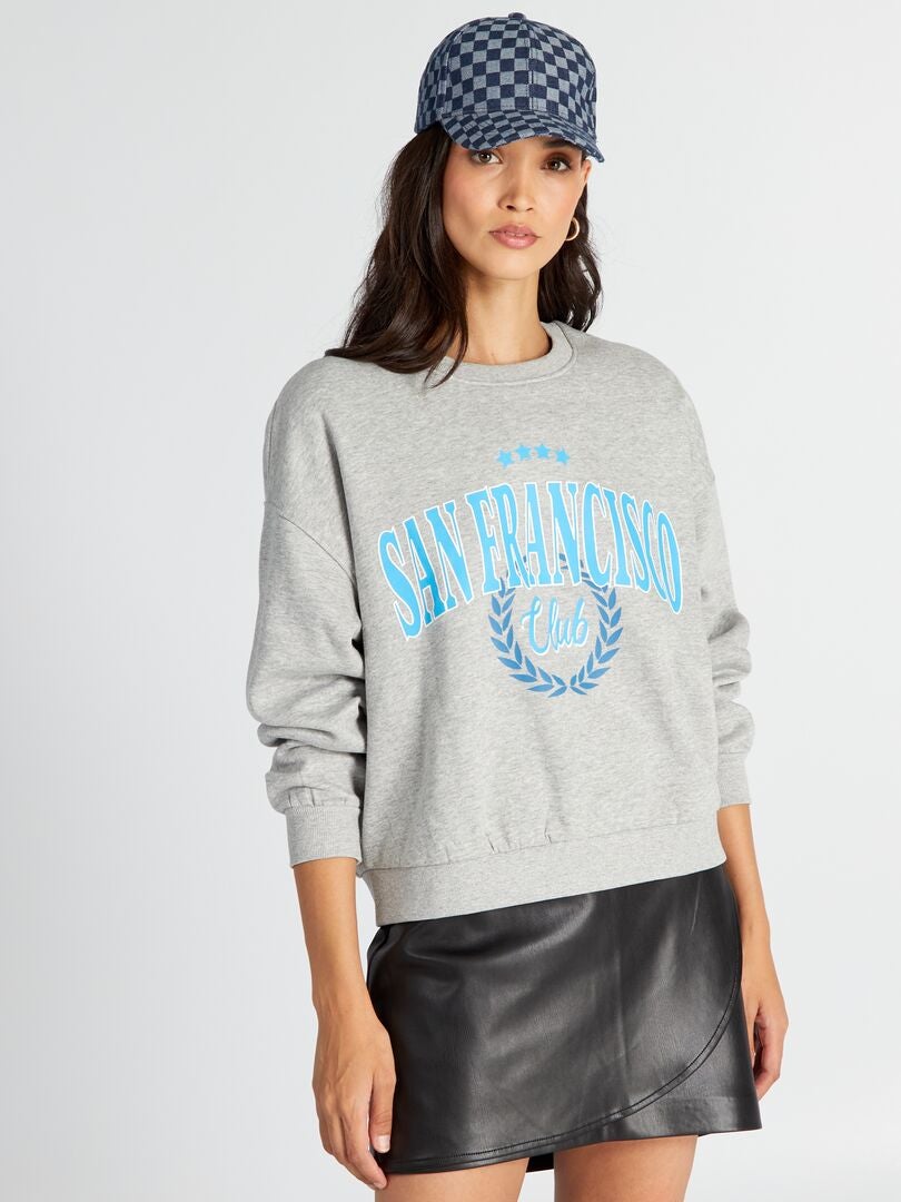 Sweat Imprimé Bébé - Mauve, Bébé