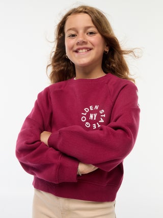 Sweat en molleton avec imprimé