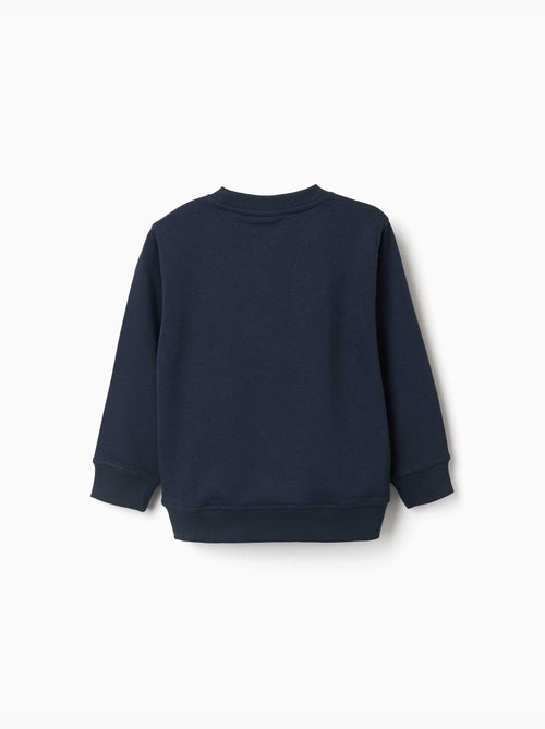 Sweat en molleton avec imprimé zy en relief - Kiabi Sweat en molleton avec imprimé zy en relief - Kiabi