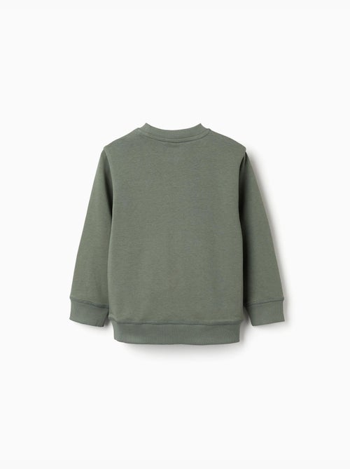 Sweat en molleton avec imprimé zy en relief - Kiabi Sweat en molleton avec imprimé zy en relief - Kiabi