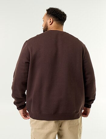 Sweat en molleton avec inscription