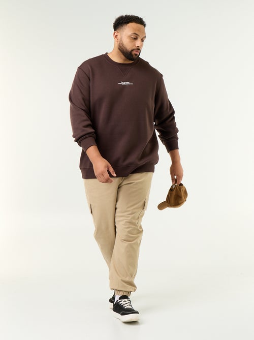 Sweat en molleton avec inscription - Kiabi Sweat en molleton avec inscription - Kiabi