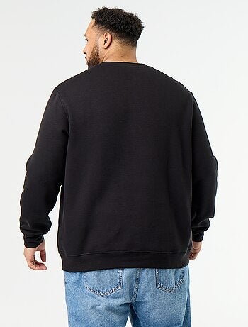 Sweat en molleton avec inscription