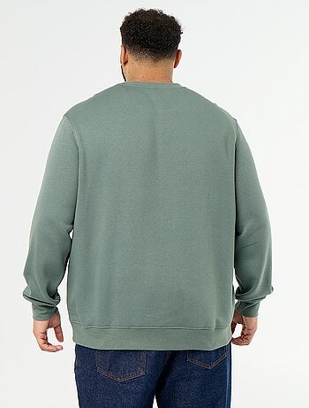 Sweat en molleton avec inscription