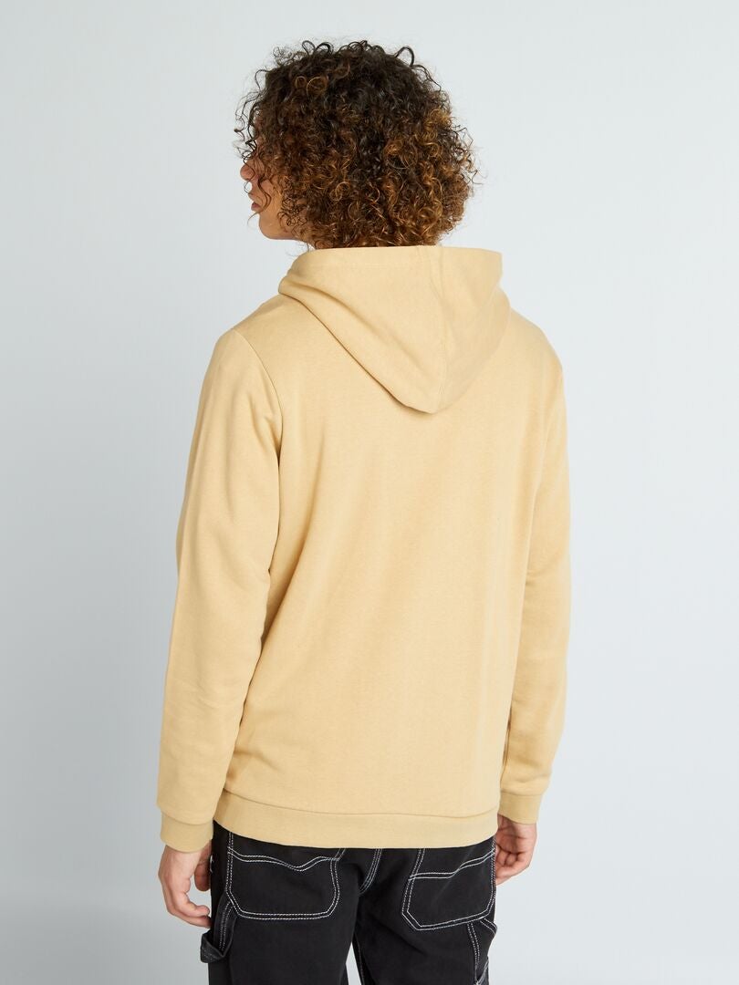 Sweat en molleton Beige - Kiabi