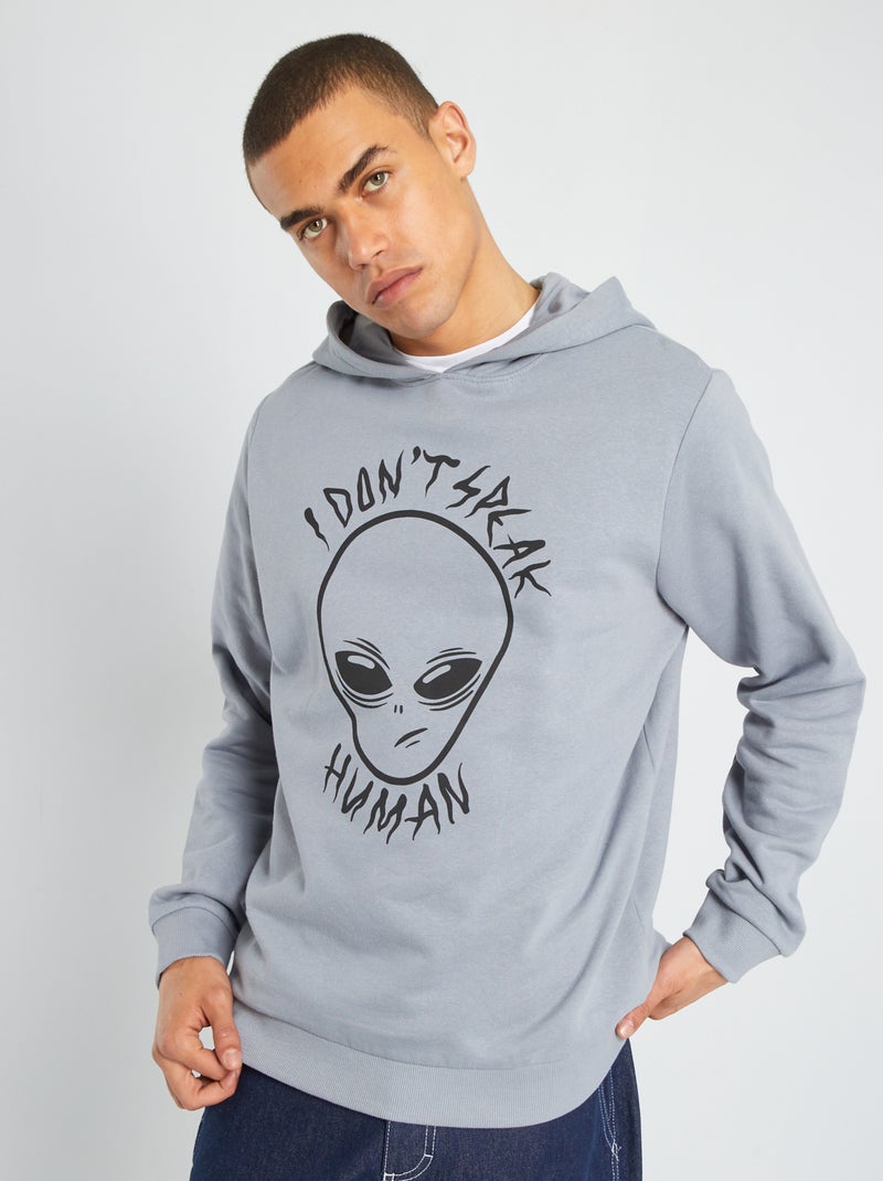 Sweat en molleton Bleu - Kiabi