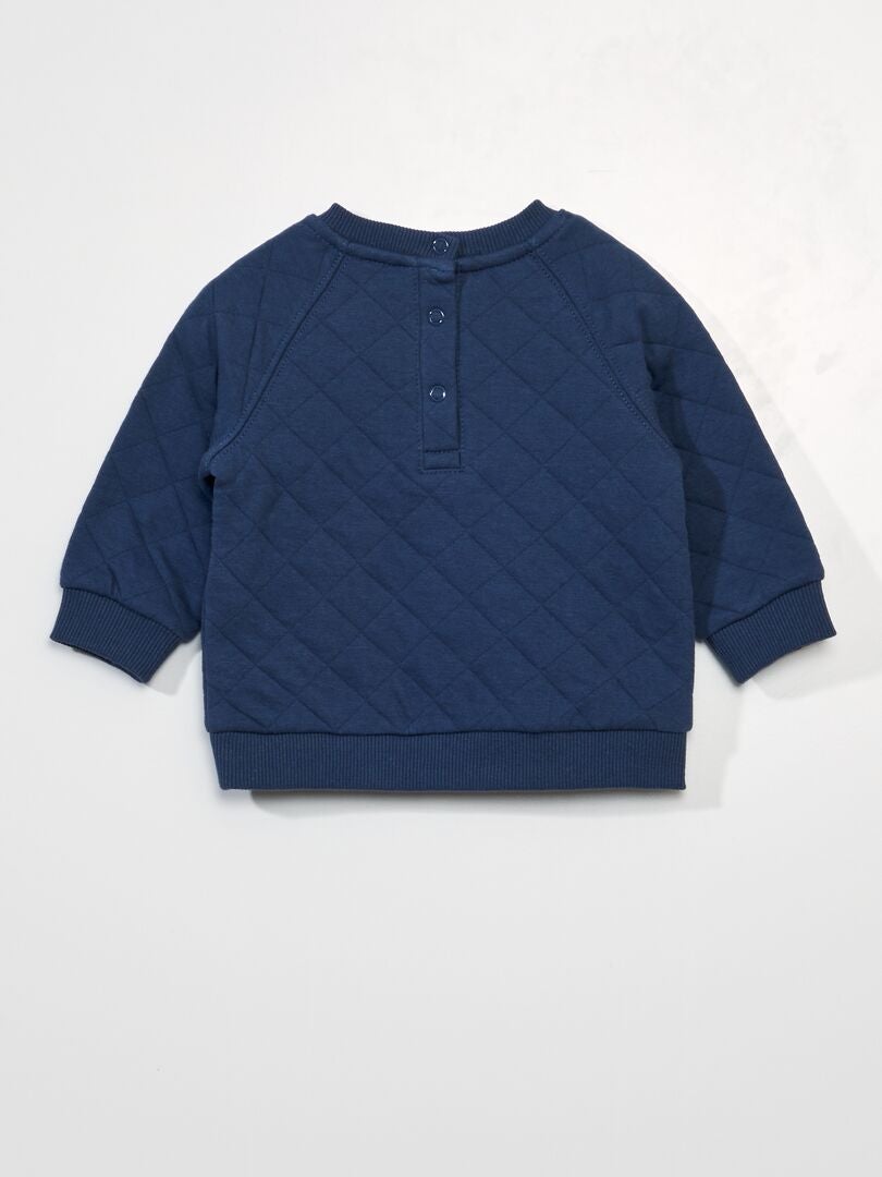 Sweat en molleton Bleu - Kiabi