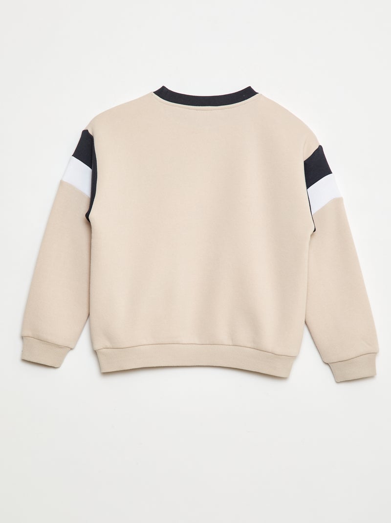Sweat en molleton 'Bluey' Beige - Kiabi