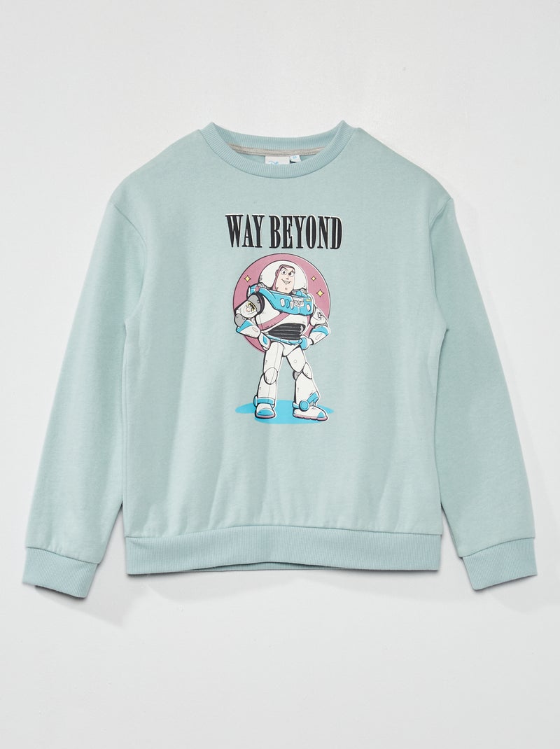 Sweat en molleton 'Buzz l'Eclair' de 'Disney' Bleu - Kiabi