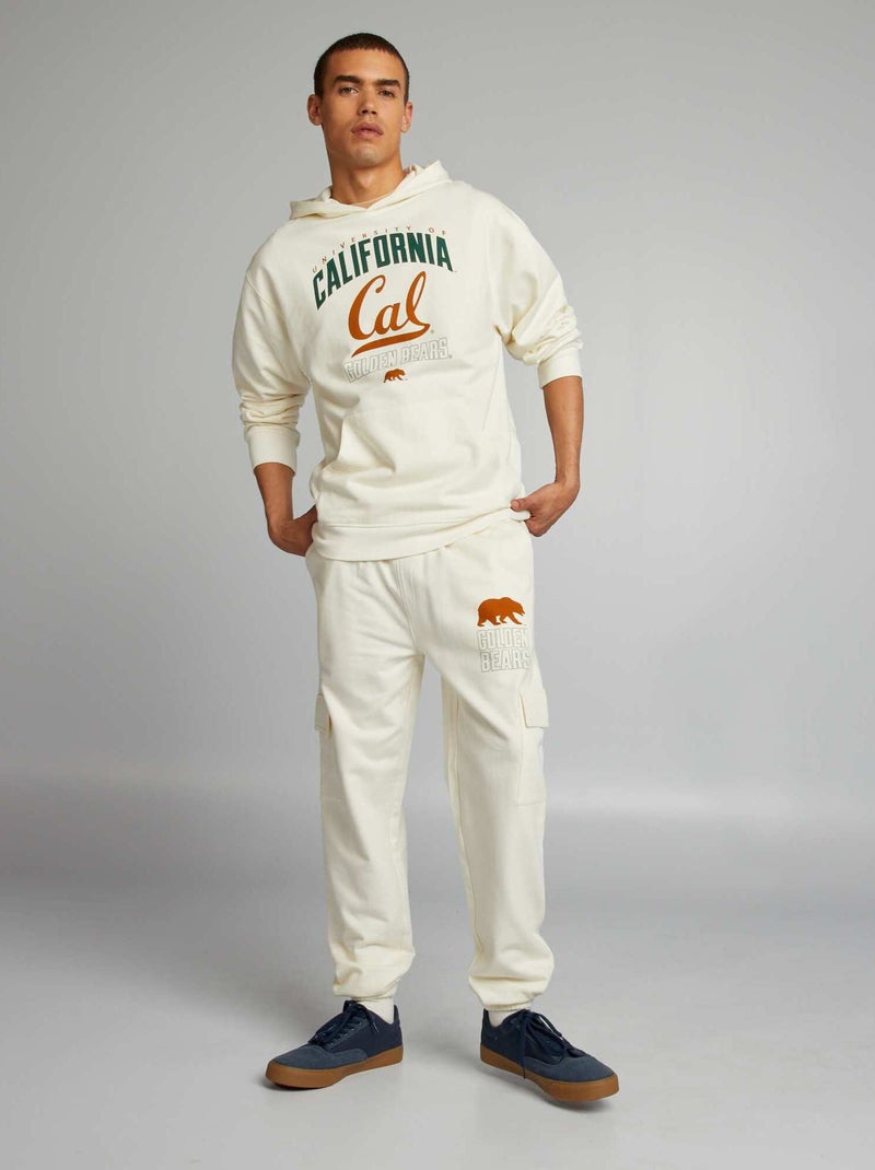 Sweat en molleton 'Californie' Blanc - Kiabi