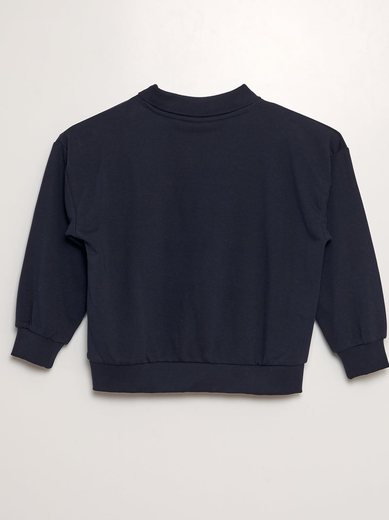 Sweat en molleton 'Casper' Bleu - Kiabi