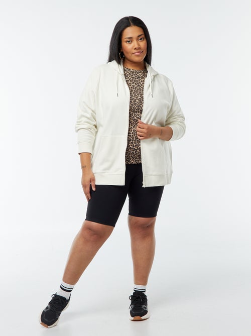 Sweat en molleton chaud à capuche - Kiabi