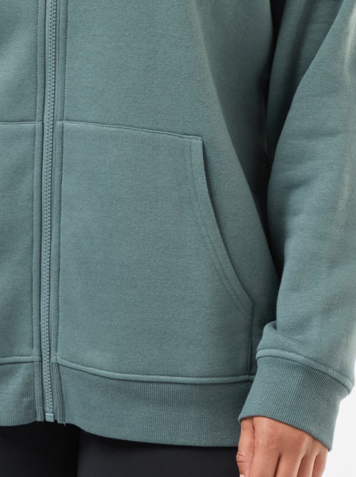 Sweat en molleton chaud à capuche - Kiabi