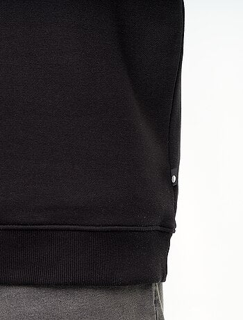 Sweat en molleton col polo