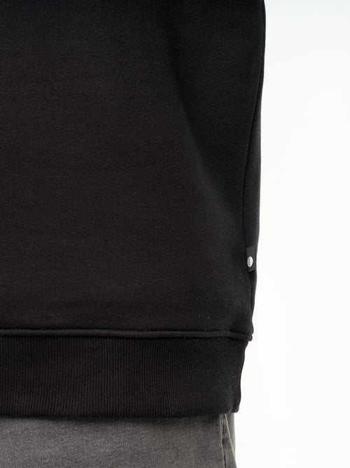 Sweat en molleton col polo - Kiabi