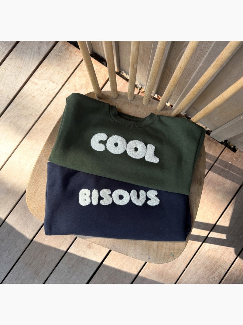 Sweat en molleton cool Vert - Kiabi