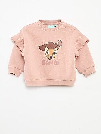 Sweat en molleton 'Disney' 'Blanche neige' volantée