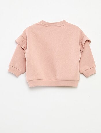 Sweat en molleton 'Disney' 'Blanche neige' volantée