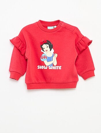 Sweat en molleton 'Disney' 'Blanche neige' volantée
