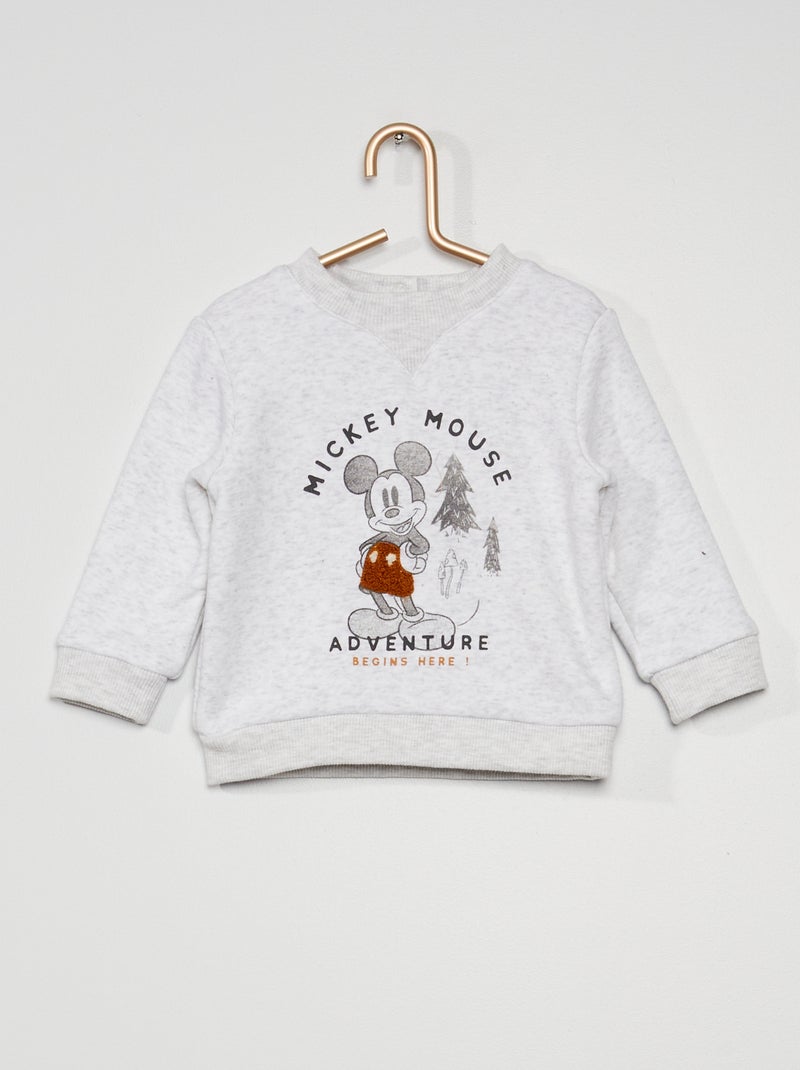 Sweat en molleton 'Disney' gris - Kiabi