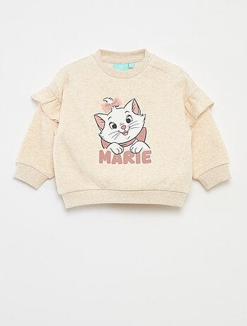 Sweat en molleton 'Disney' 'Blanche neige' volantée
