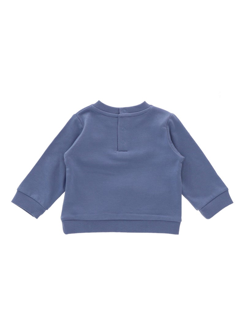 Sweat en molleton Disney Mickey Bleu - Kiabi