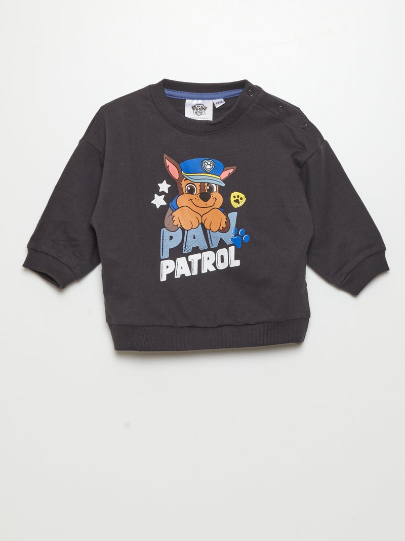Sweat en molleton fin 'Pat' Patrouille' Bleu - Kiabi