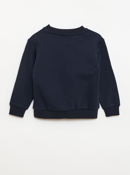 Sweat en molleton gratté uni - Kiabi