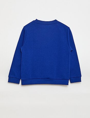 Sweat en molleton gratté uni