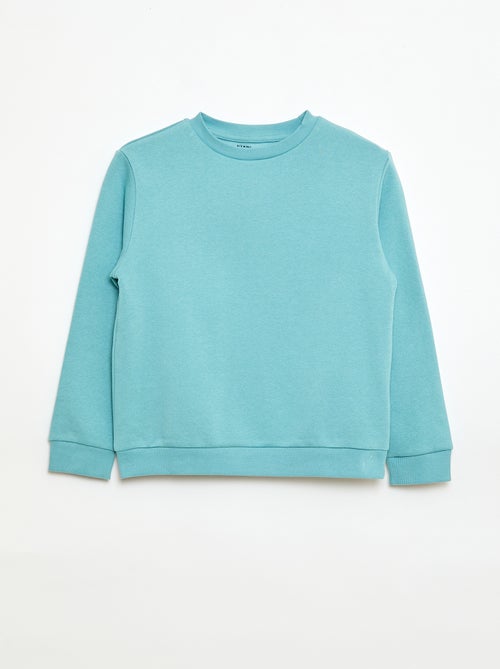 Sweat en molleton gratté uni - Kiabi Sweat en molleton gratté uni - Kiabi