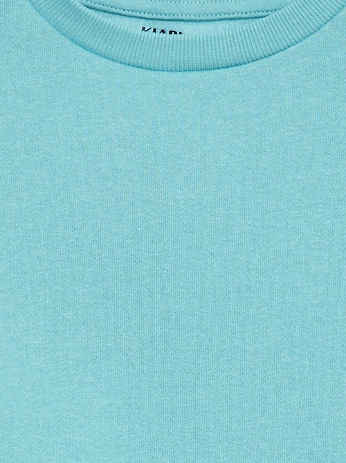 Sweat en molleton gratté uni - Kiabi Sweat en molleton gratté uni - Kiabi