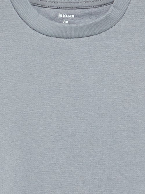 Sweat en molleton gratté uni - Kiabi Sweat en molleton gratté uni - Kiabi