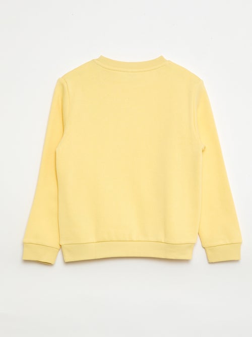 Sweat en molleton gratté uni - Kiabi