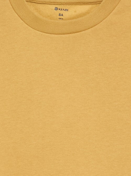 Sweat en molleton gratté uni - Kiabi Sweat en molleton gratté uni - Kiabi