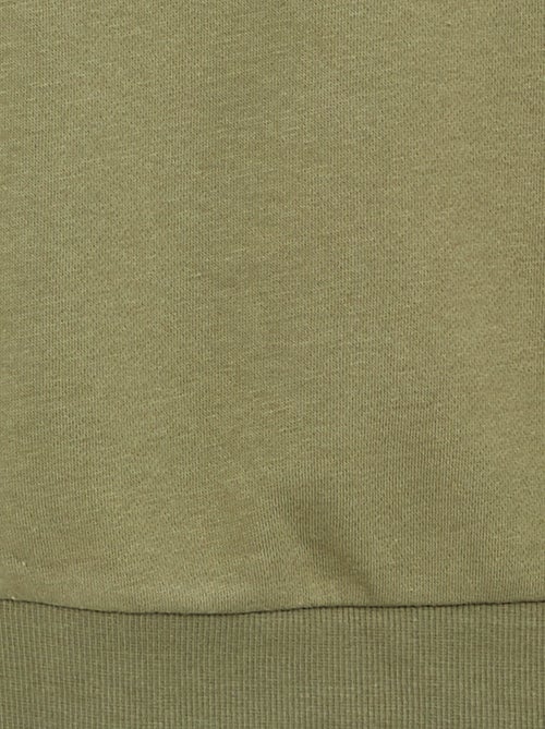 Sweat en molleton gratté uni - Kiabi Sweat en molleton gratté uni - Kiabi
