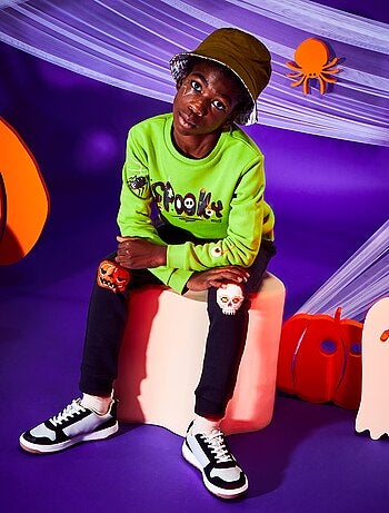 Sweat en molleton 'Halloween' - Kiabi