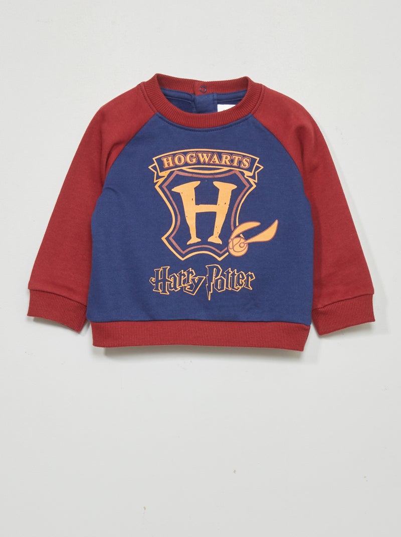 Sweat en molleton 'Harry Potter' Bleu/rouge - Kiabi